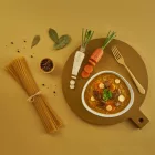 RINDSRAGOUT IN SENFSAUCE