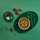 Hähnchenragout mit Erbsen und Reis