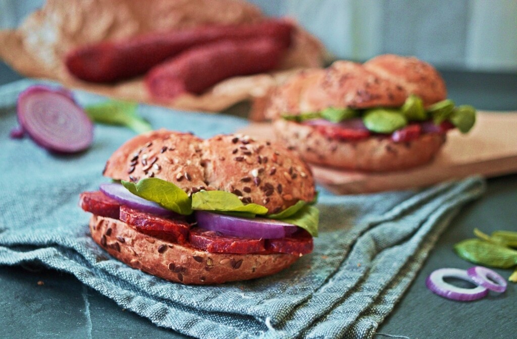 Ungarisches Wurstsandwich